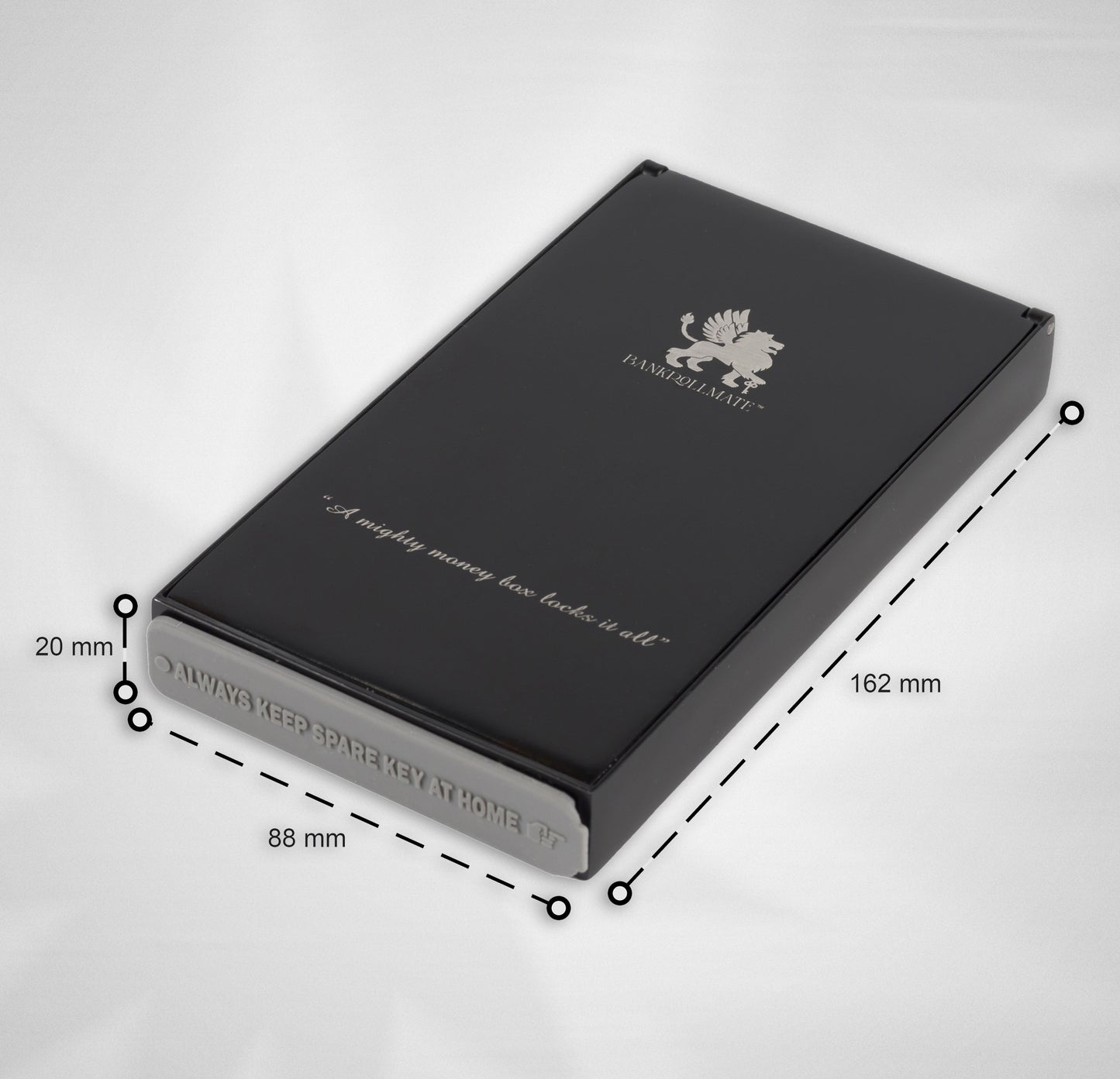 BANKROLLMATE Pocket-sized Metal Money Box
