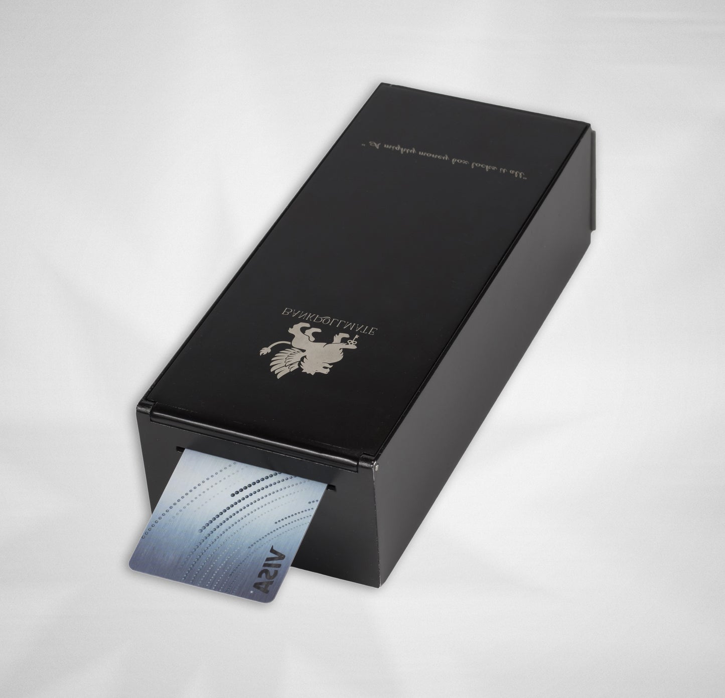 BANKROLLMATE Thick Long-wallet-sized Metal Money Box