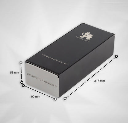 BANKROLLMATE Thick Long-wallet-sized Metal Money Box