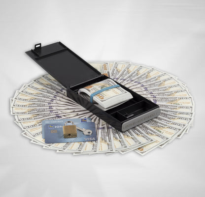 BANKROLLMATE Pocket-sized Metal Money Box